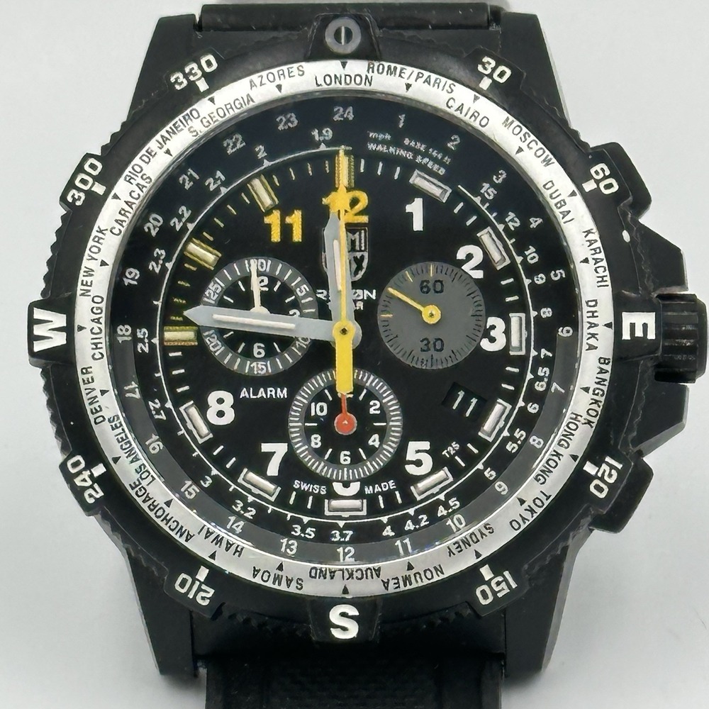Luminox Recon Team Leader Chronograph 8840 Alarm MI Men's Watch Black 48mm